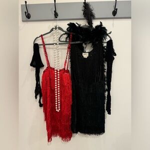 Black flapper Halloween costume